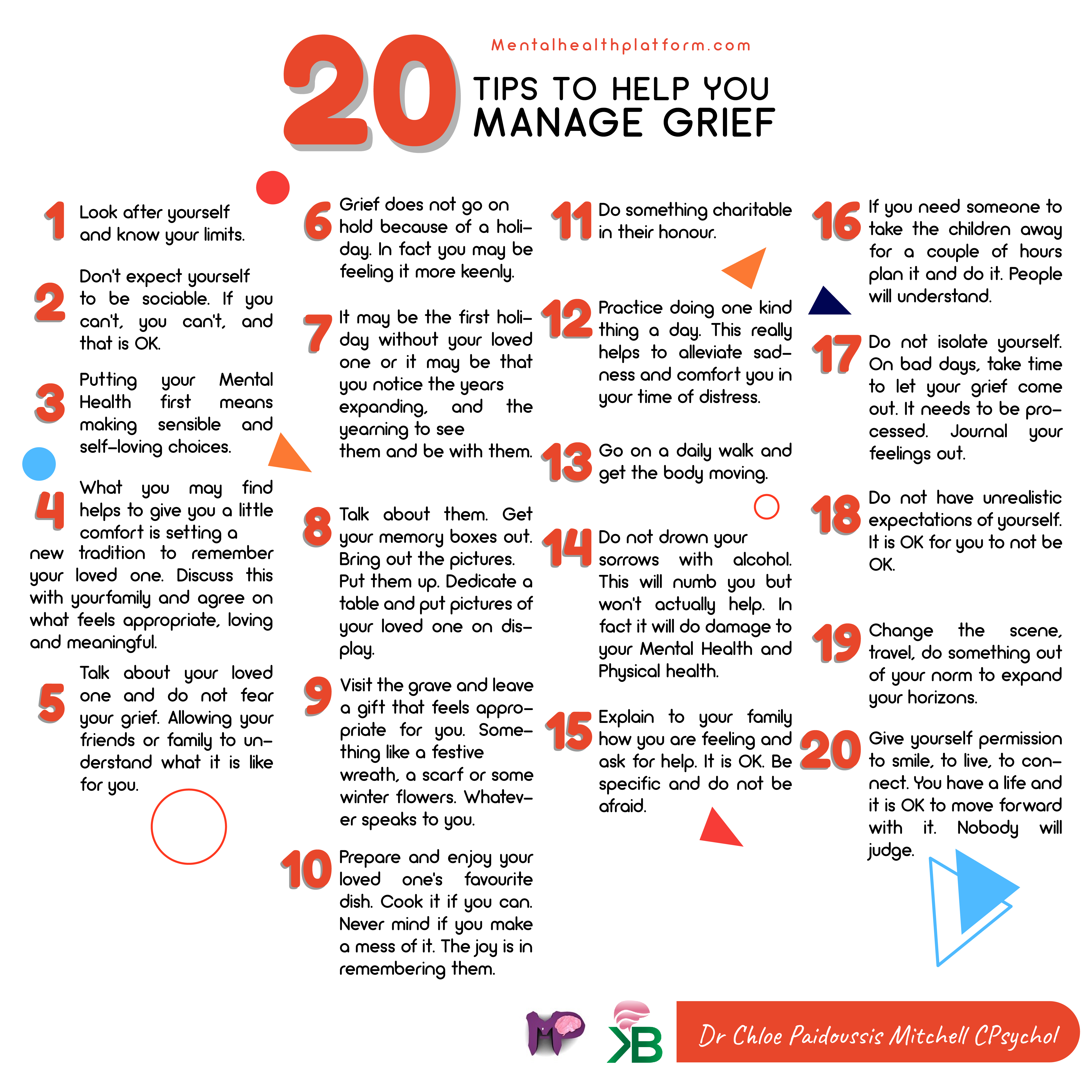 20 Tips to Help You Manage Grief | Mental Perspective